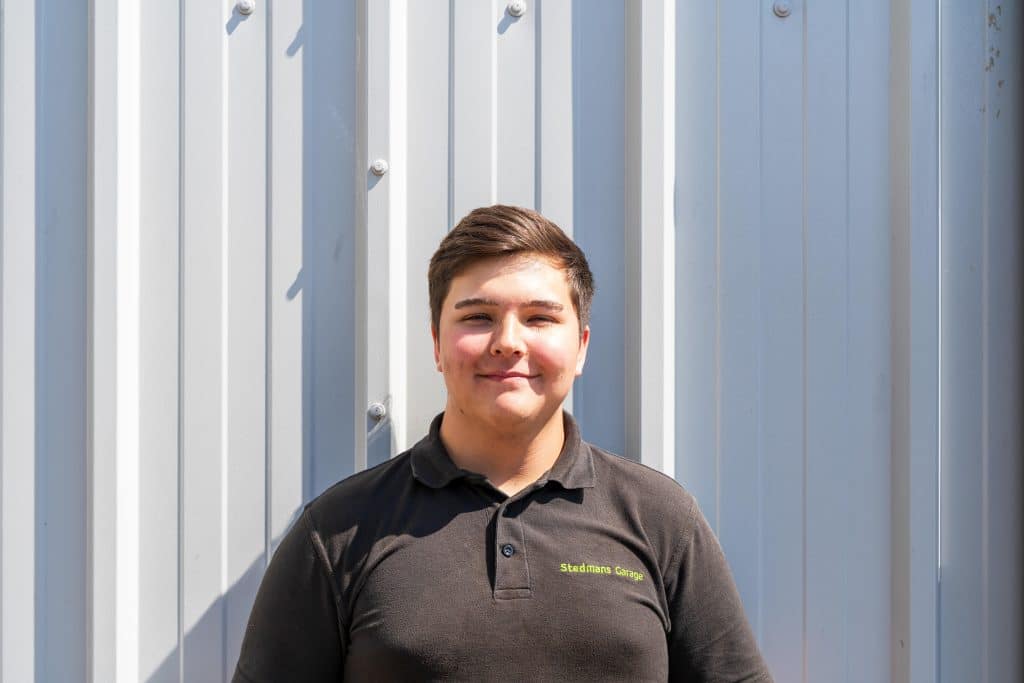 Max Perring, Technician at Stedmans Garage